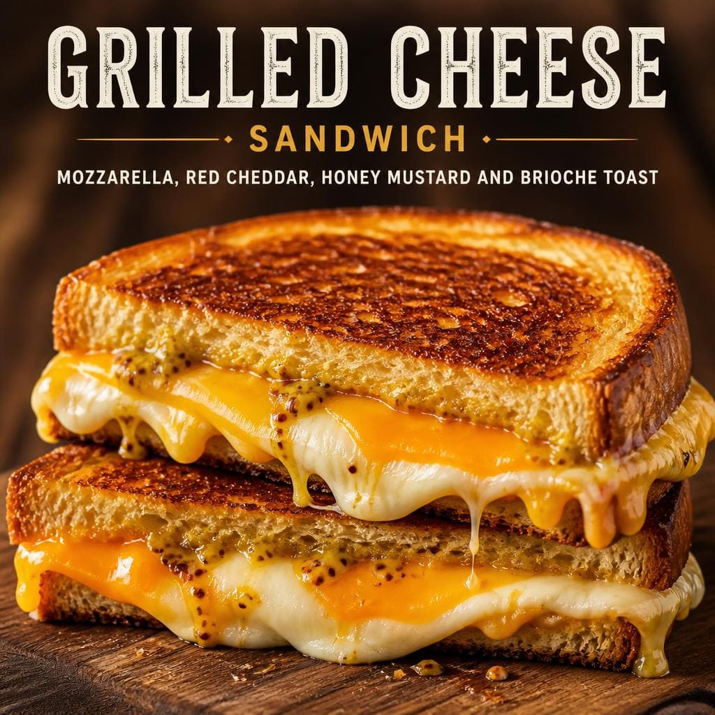 Grilled Cheese Sandwich Six Ounces Coffee